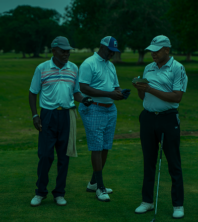 Golfers at Ilorin Golf Club 