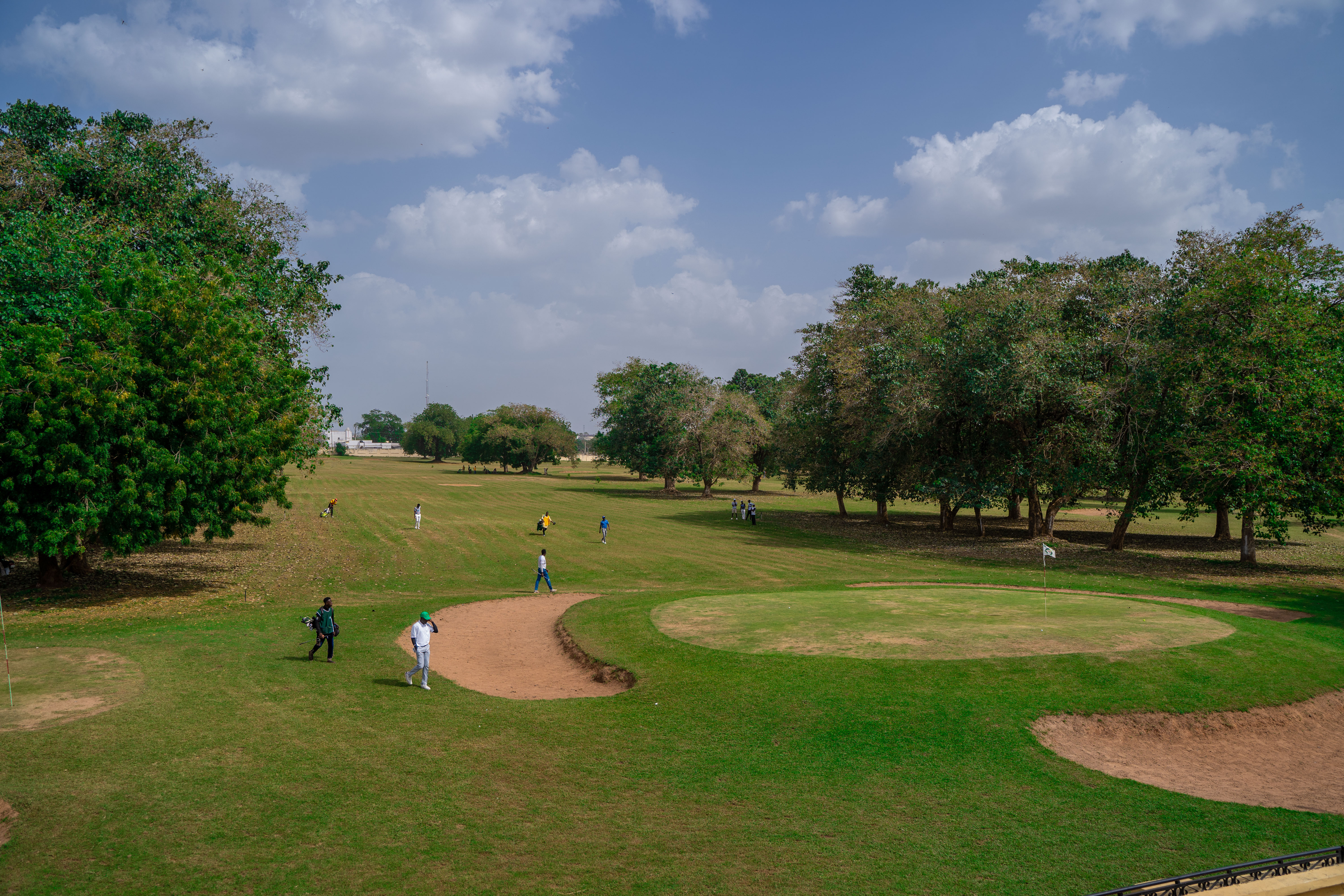 Golfers at Ilorin Golf Club